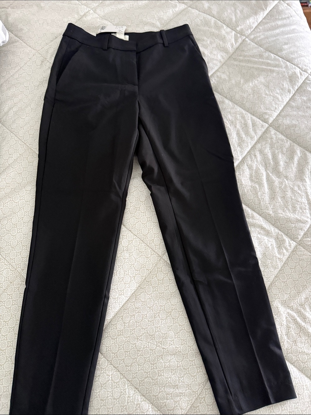 H&M Black Women's Dress Pants - Classic Straight Leg